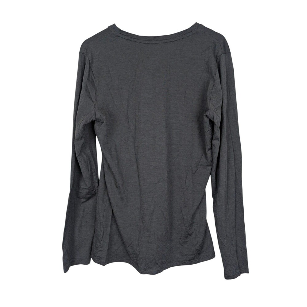 Solid Gray Long Sleeve Tee - image 6